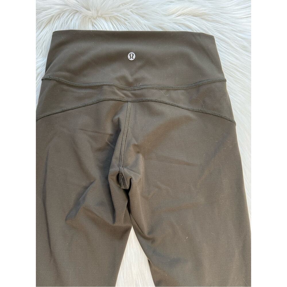 Lululemon Olive Green 7/8 Everlux 25” Tights - Picture 7 of 8